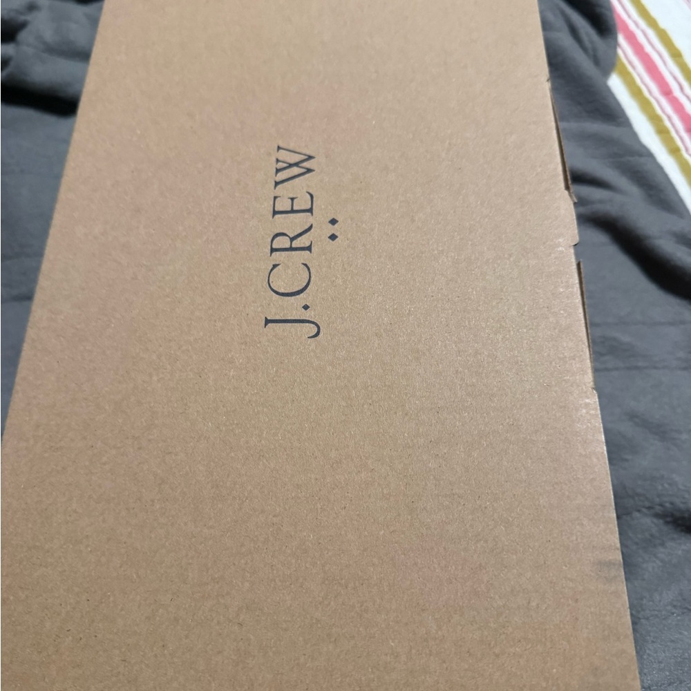 J. Crew Light Khaki Shoe Box